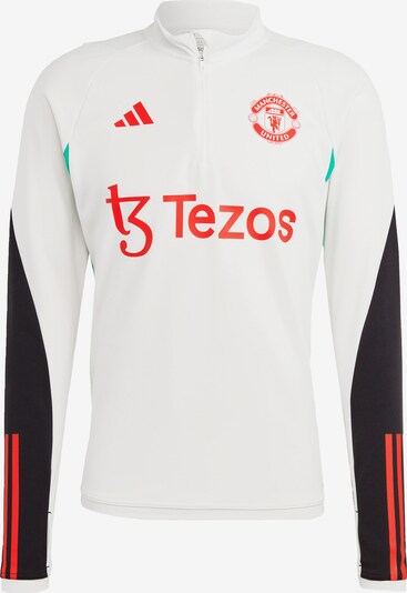 ADIDAS PERFORMANCE T-shirt fonctionnel 'Manchester United' en rouge / noir / blanc, Vue avec produit