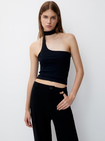 Pull&Bear Top in Schwarz: predná strana