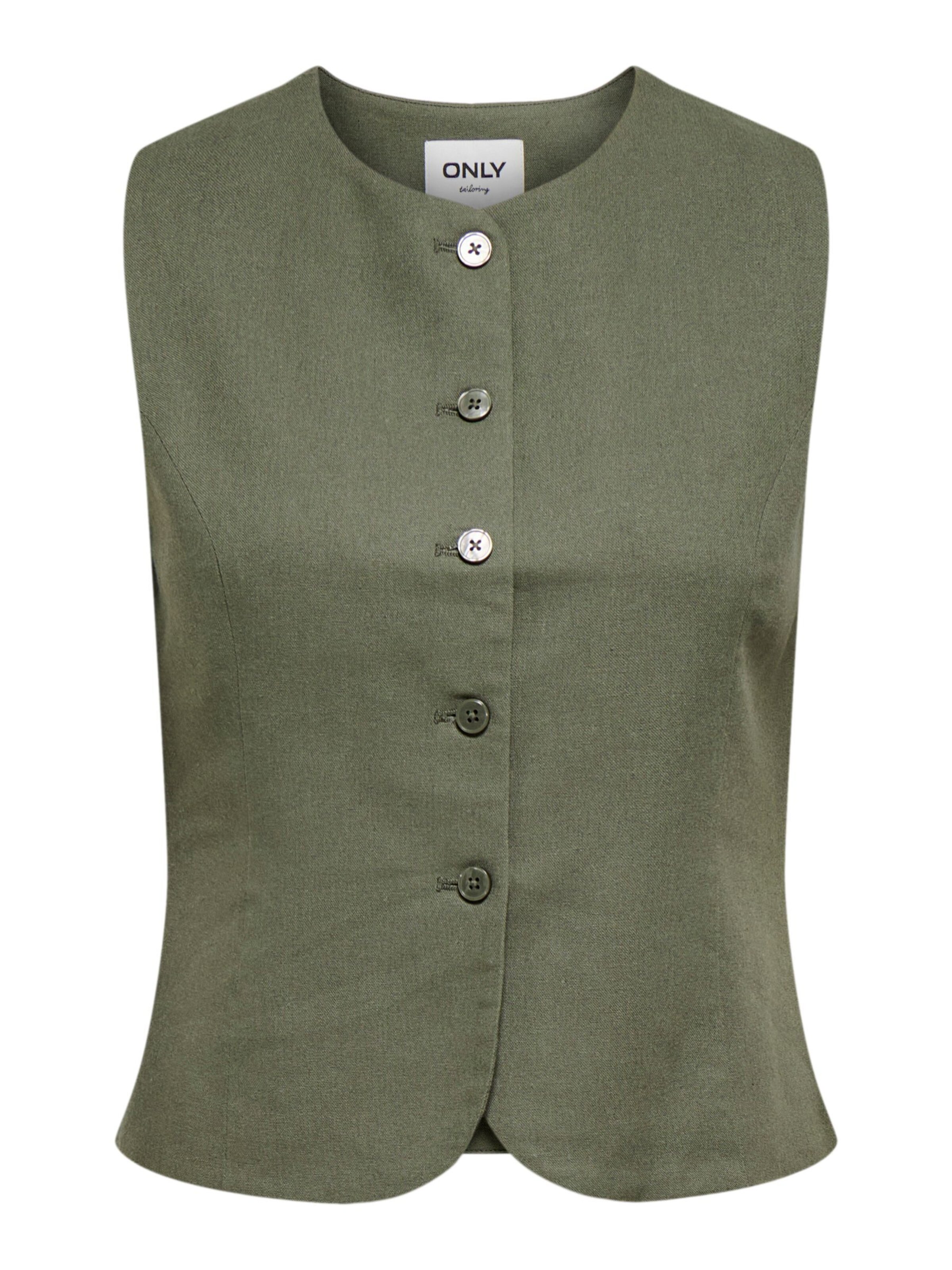 ONLY Gilet de costume 'ONLGoa' en olive, Vue avec produit