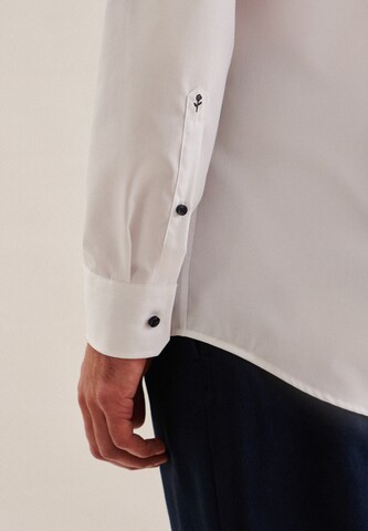 SEIDENSTICKER Regular fit Zakelijk overhemd 'Smart Essentials' in Wit