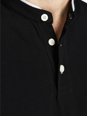 JACK & JONES Shirt 'Paulos Mao' in Zwart