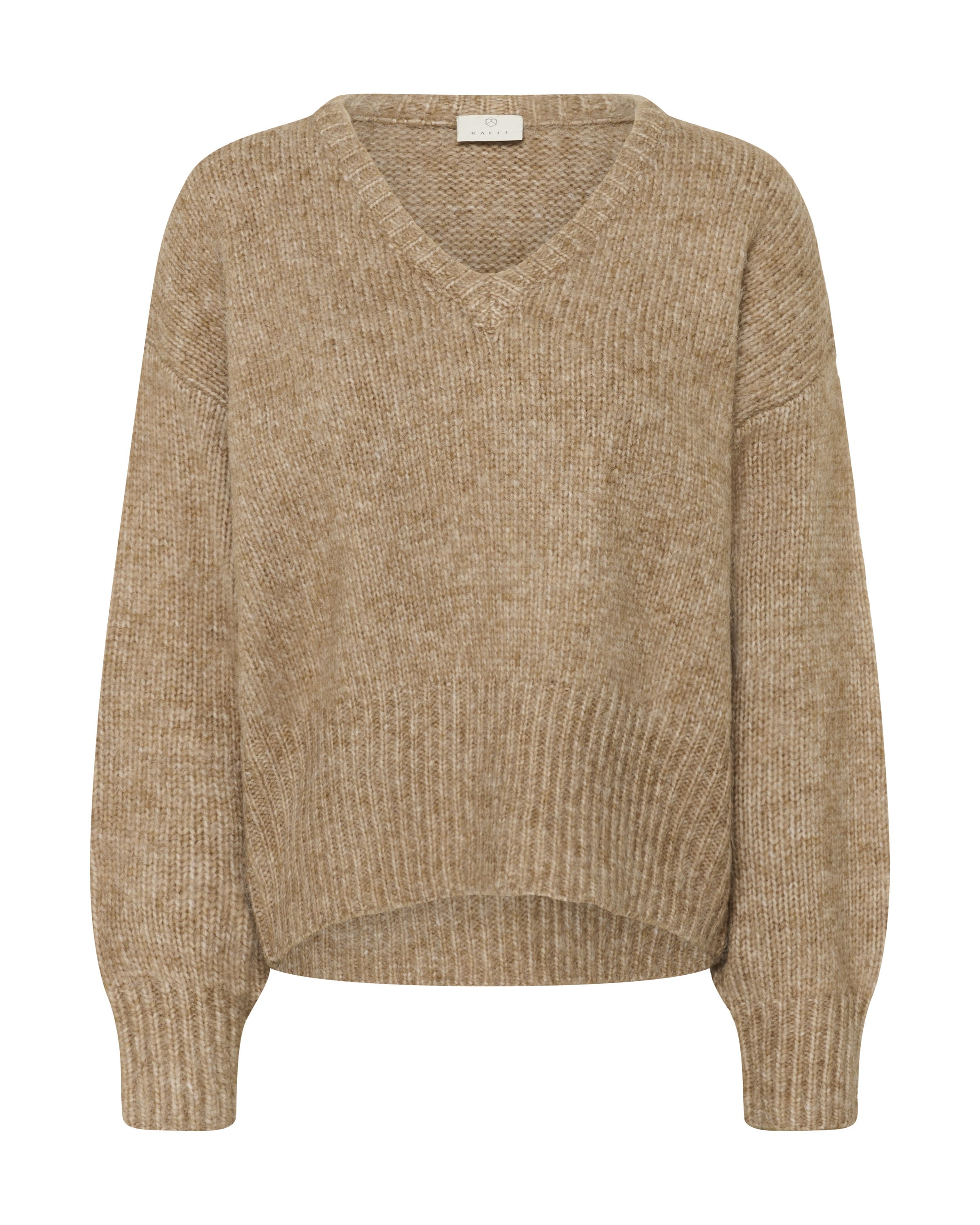Kaffe Sweater 'Trina' in Brown: front