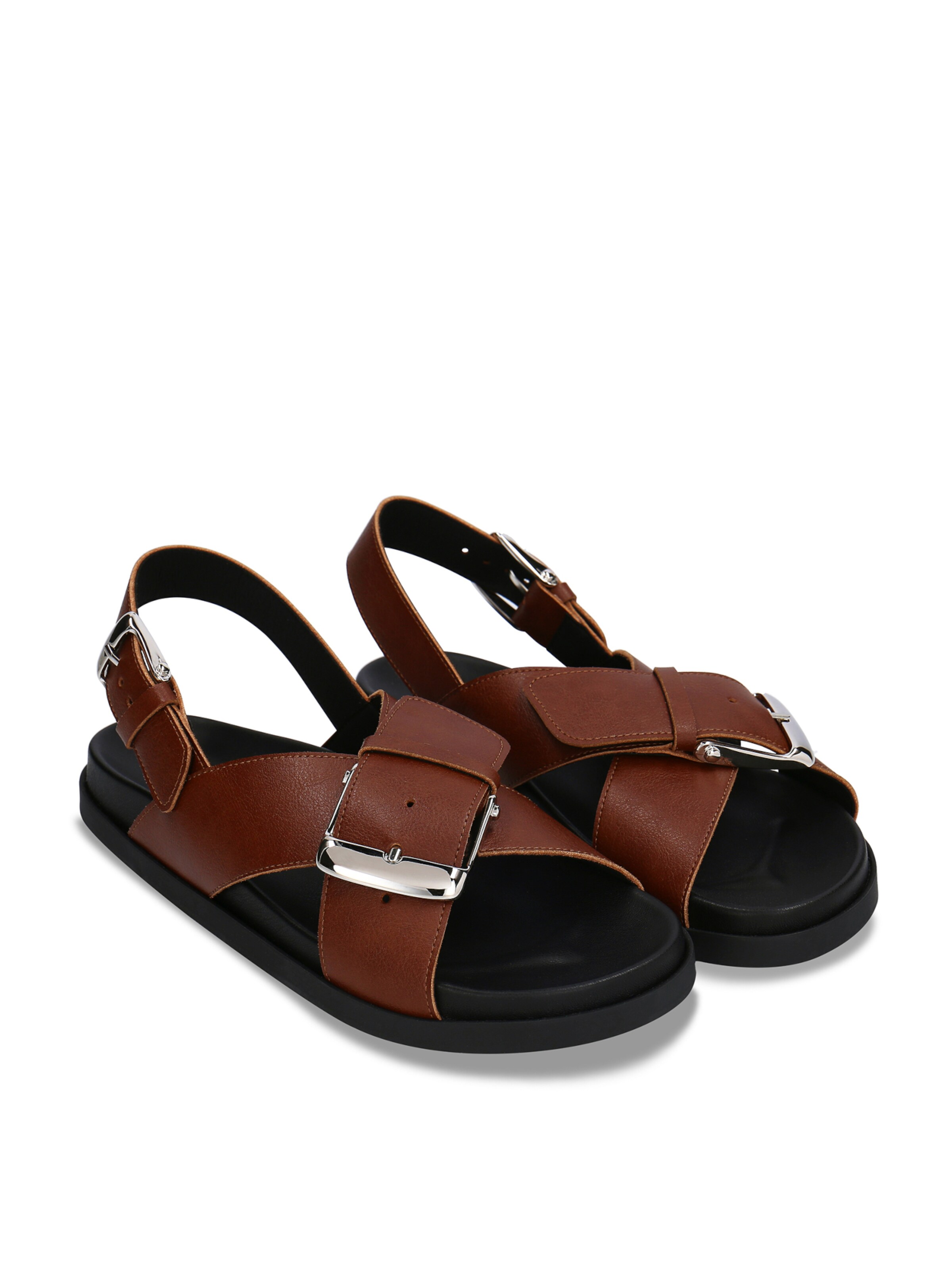 nae Vegan Shoes - Sandalias 'LUNA' en marrón