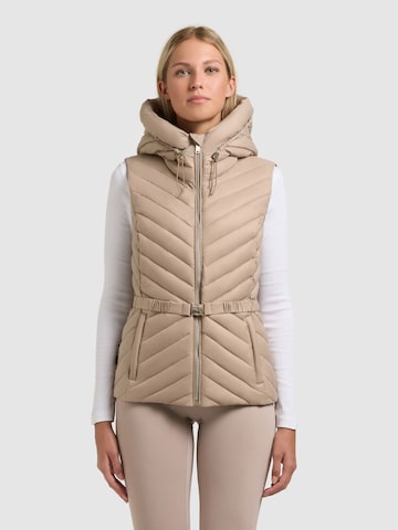 Gilet 'DEMIE' di khujo in beige: frontale