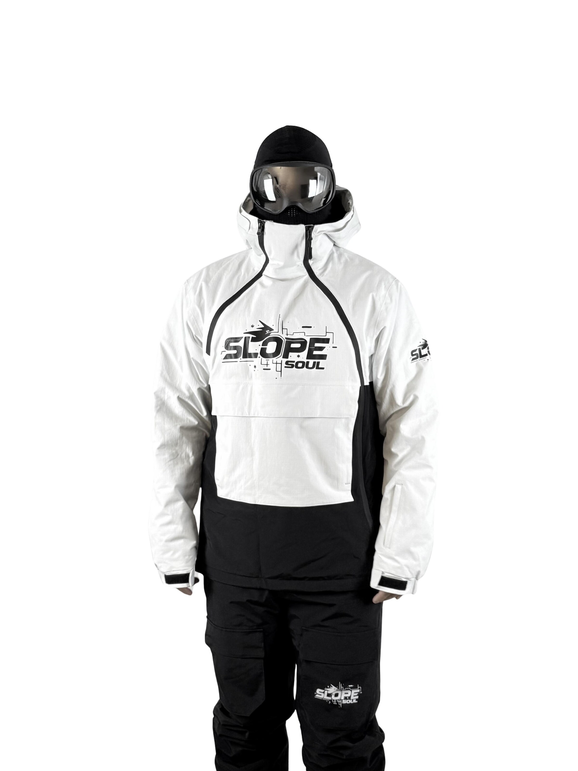 Giacca invernale 'Wick Ski & Snowboard Jacket' di Slope Soul in bianco