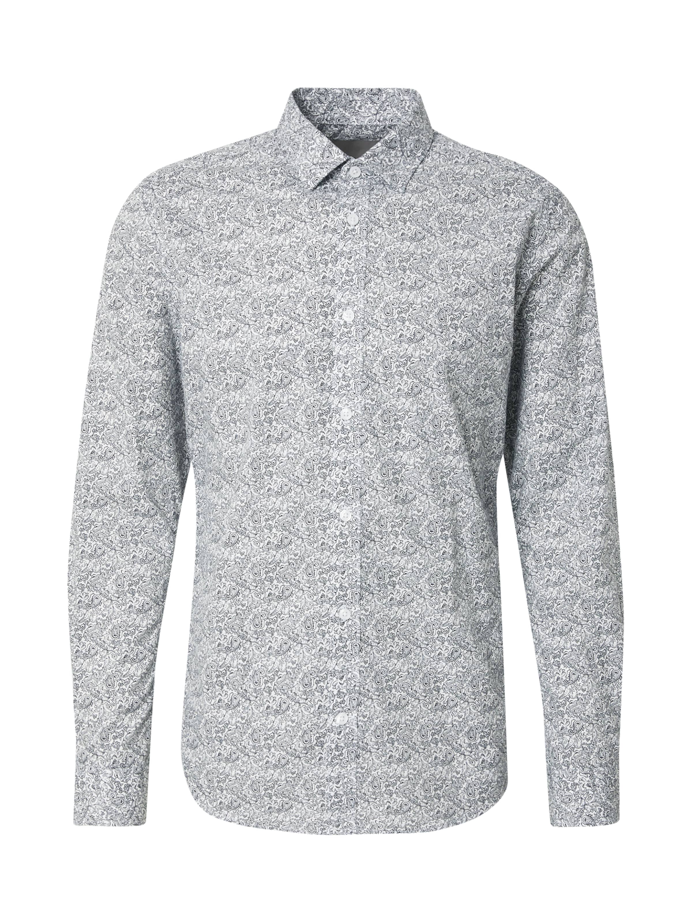 Only & Sons Slim fit Button Up Shirt 'ONSSANE' in White: front