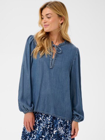 Cream Blouse 'CRMolly' in Blauw: voorkant