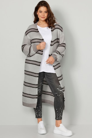 Angel of Style Knit Cardigan in Grey: front