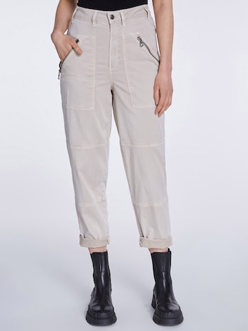 SET Tapered Jeans in Beige: voorkant