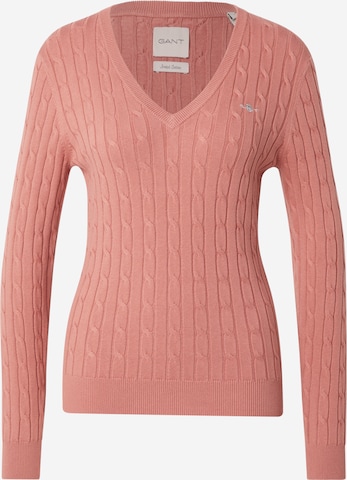 Pullover di GANT in rosa: frontale