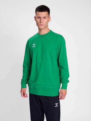 Sweat de sport 'GO 2.0' Hummel en vert : devant