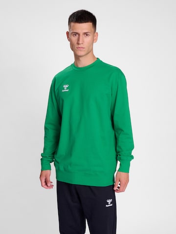 Hummel Sportsweatshirt 'GO 2.0' in Groen: voorkant