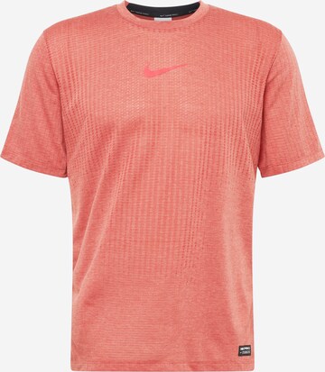 T-Shirt fonctionnel 'Pro' NIKE en rouge : devant