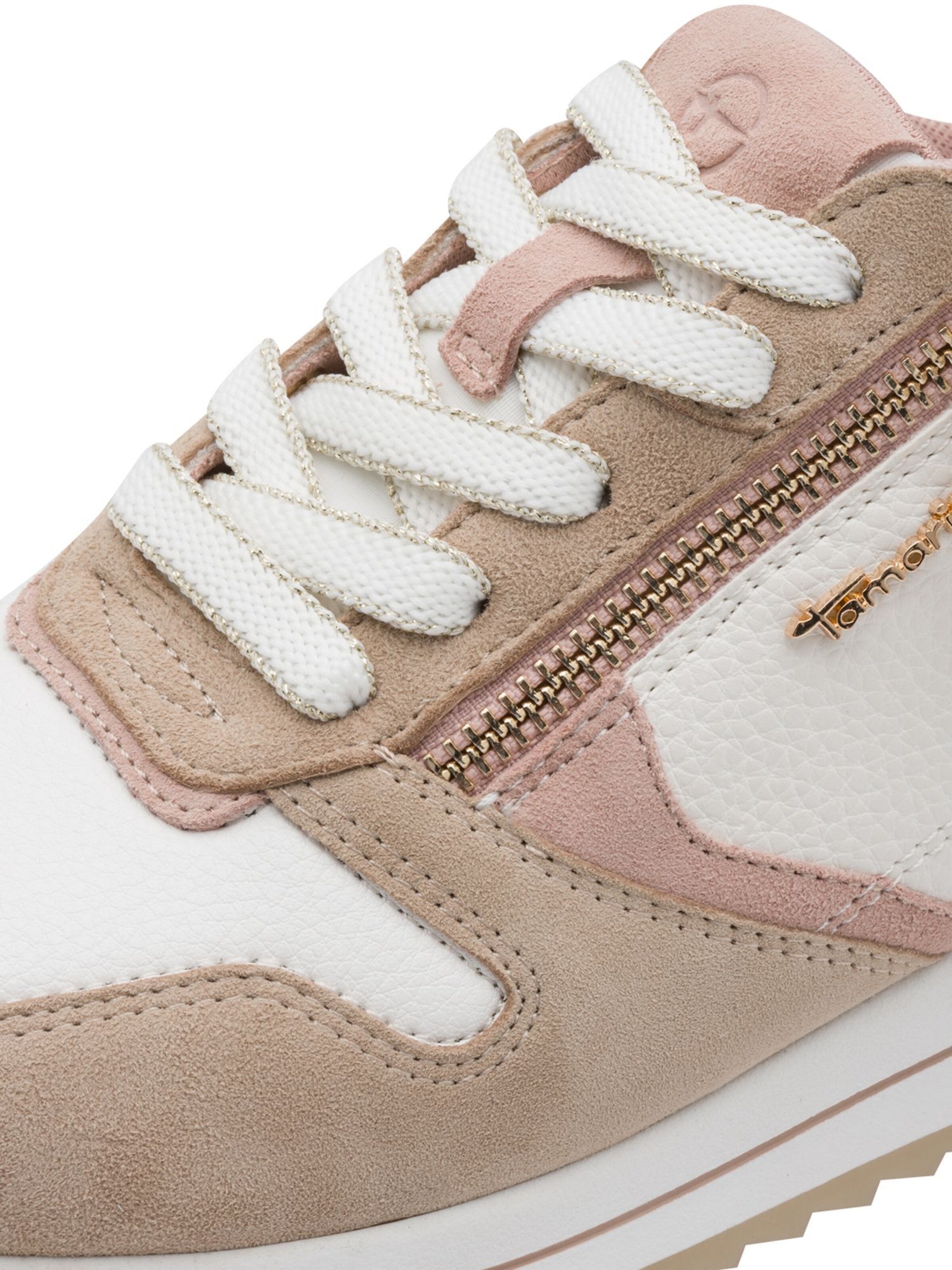 Tamaris Sneakers laag in Beige