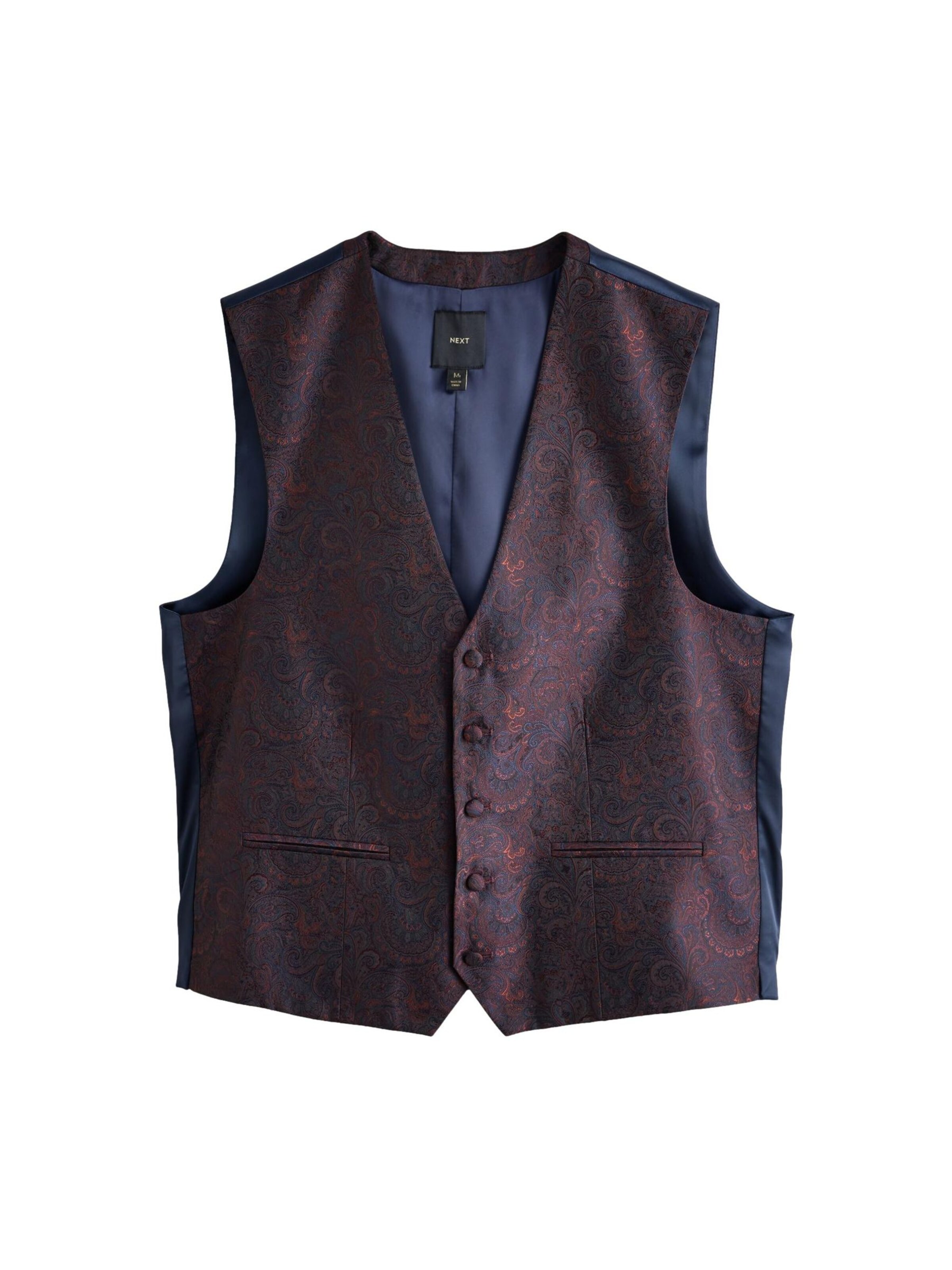 Next - Chaleco para traje en rojo: frente