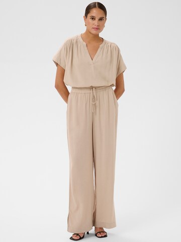 Kaffe Wide Leg Bukser 'KAmilia' i grå