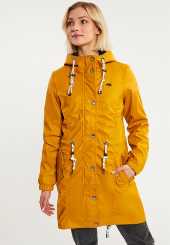 Schmuddelwedda Raincoat in Yellow: front