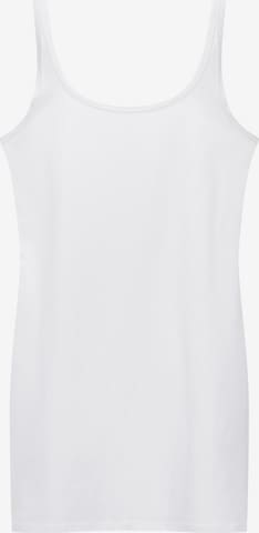 Robe d’été Pull&Bear en blanc : devant