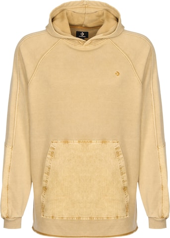 Sweat-shirt CONVERSE en beige : devant