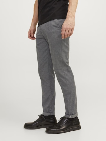 JACK & JONES Slim fit Chino trousers 'JPSTMarco JJFury' in Grey
