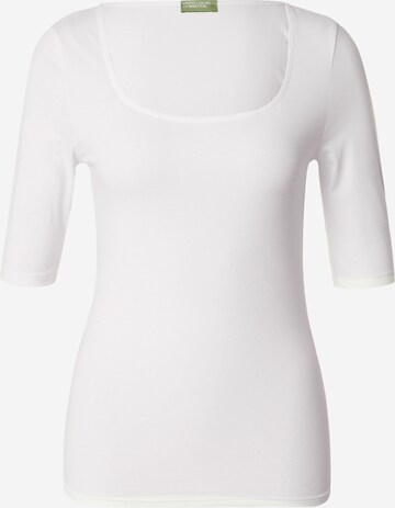 UNITED COLORS OF BENETTON Shirt in White: front