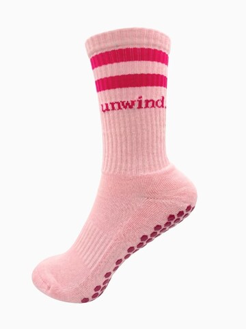 unwind. Sportsocken‌‌‌‌‌‌‌ in Pink: Vorderseite