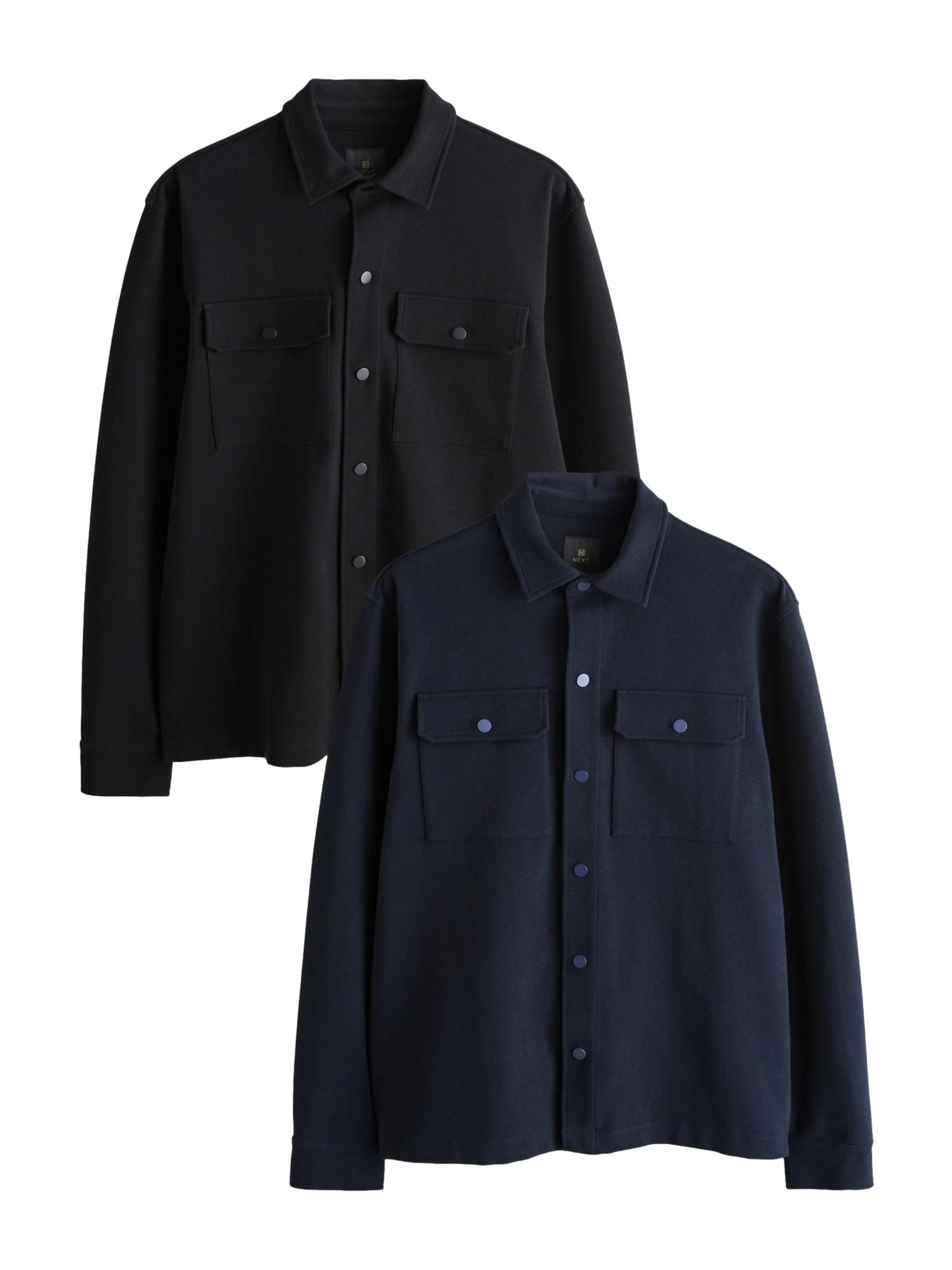 Next Рубашка в Темно-синий / Черный, Обзор товара
