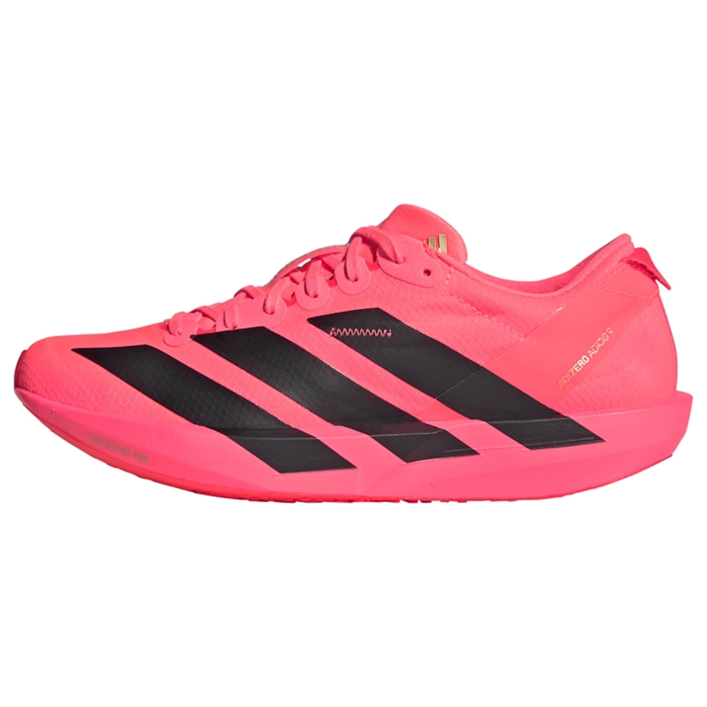 Chaussure de course 'Adizero Adios 9' ADIDAS PERFORMANCE en rose : devant