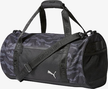 PUMA Sports Bag 'Barrel' in Black: front