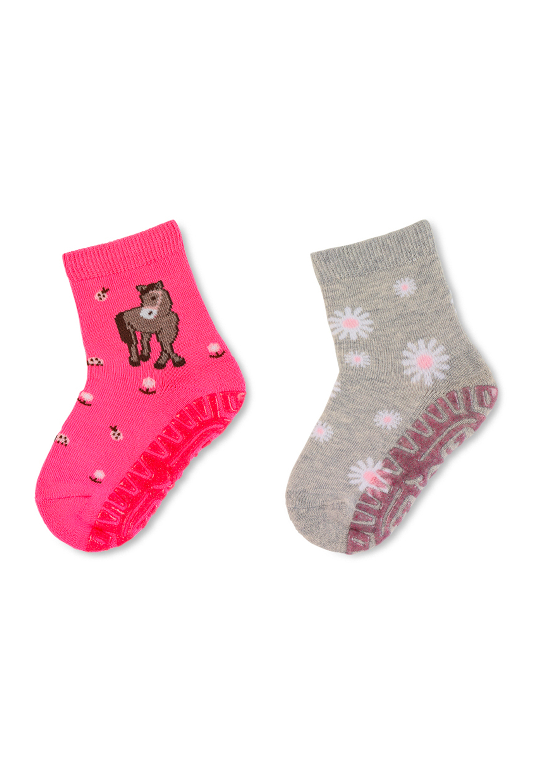 STERNTALER Socken in Pink, Grau 