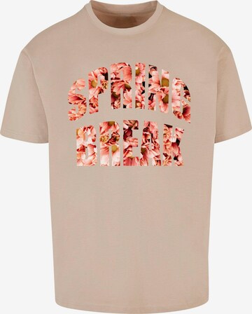 T-Shirt 'Spring Break' Merchcode en beige : devant