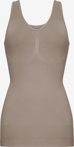 cfab (formerly creamy fabrics) Shapingtop 'Figurformendes Shapewear Tanktop' in Grau: Vorderseite