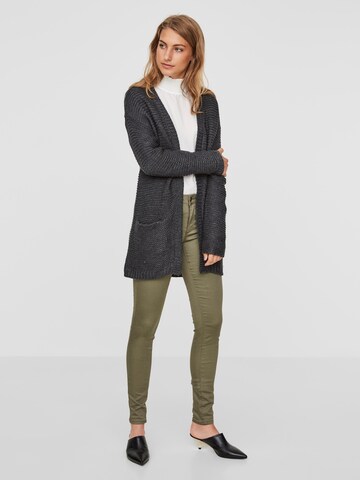 VERO MODA Knit Cardigan in Grey