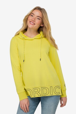LAURASØN Sweatshirt in Yellow: front