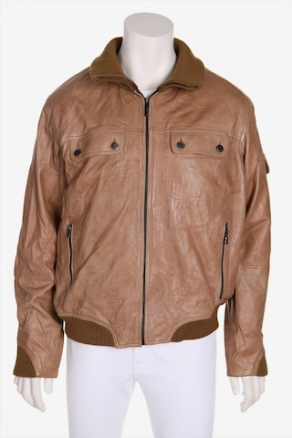 Calvin Klein Jacket & Coat in XXL in Brown: front