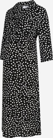 Pieces Maternity Shirt Dress 'NYA' in Black: front