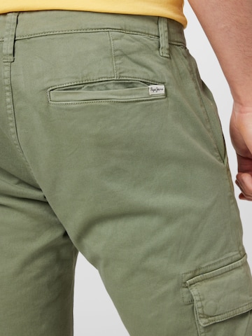 Pepe Jeans - Regular Calças 'Sean' em verde