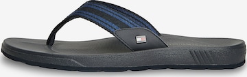 Tongs TOMMY HILFIGER en bleu : devant