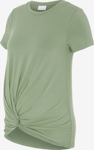 T-shirt 'Macy' MAMALICIOUS en vert : devant