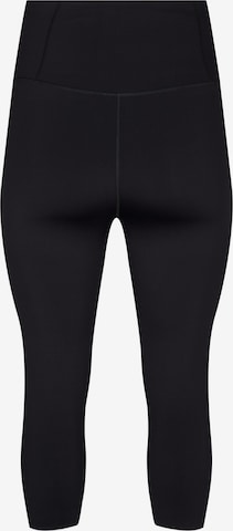 Active by Zizzi Skinny Workout Pants 'ACORE' in Black