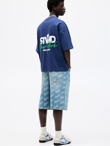 T-Shirt Pull&Bear en bleu