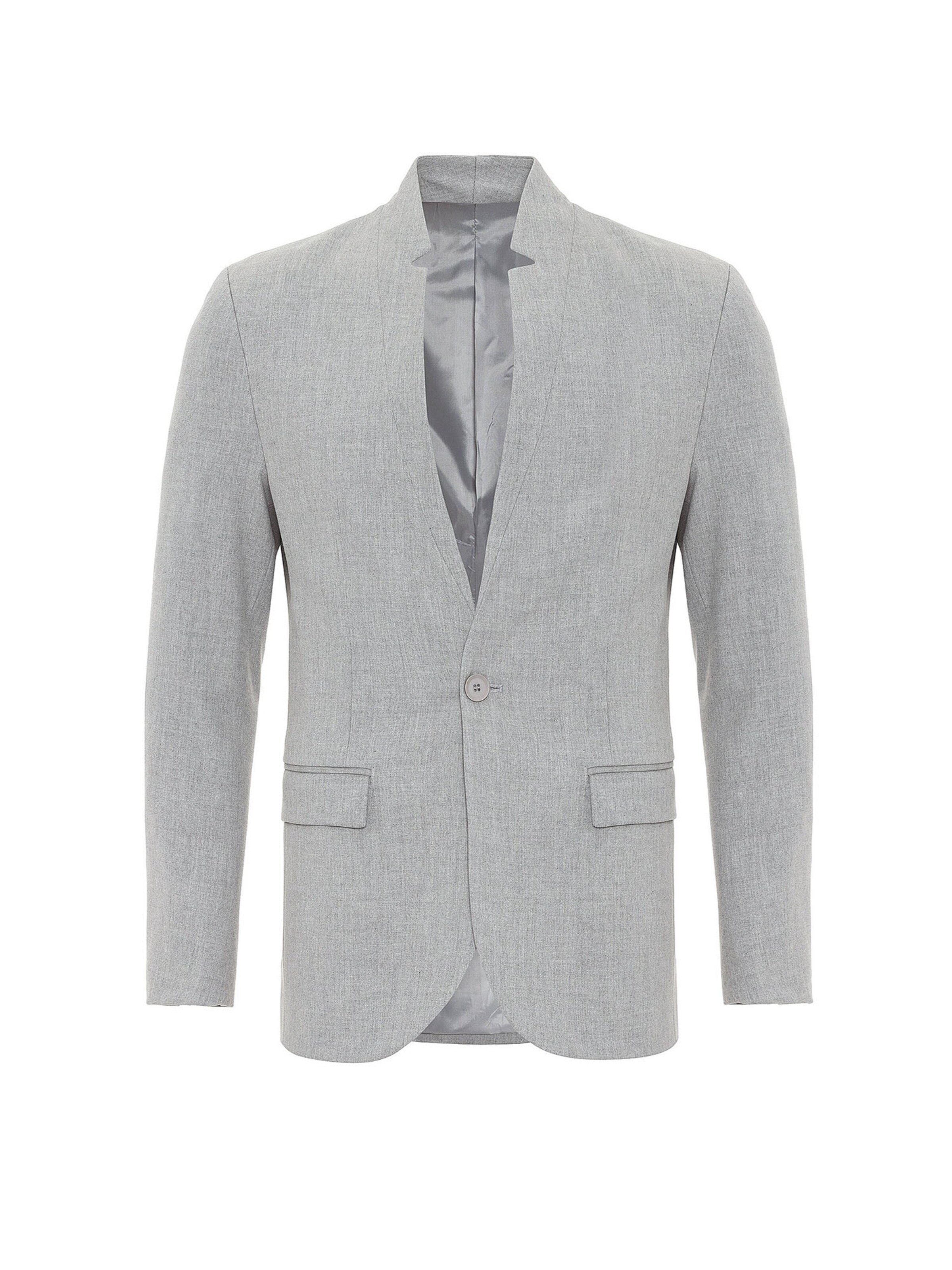 Antioch Regular Fit Jakke i grå: forside