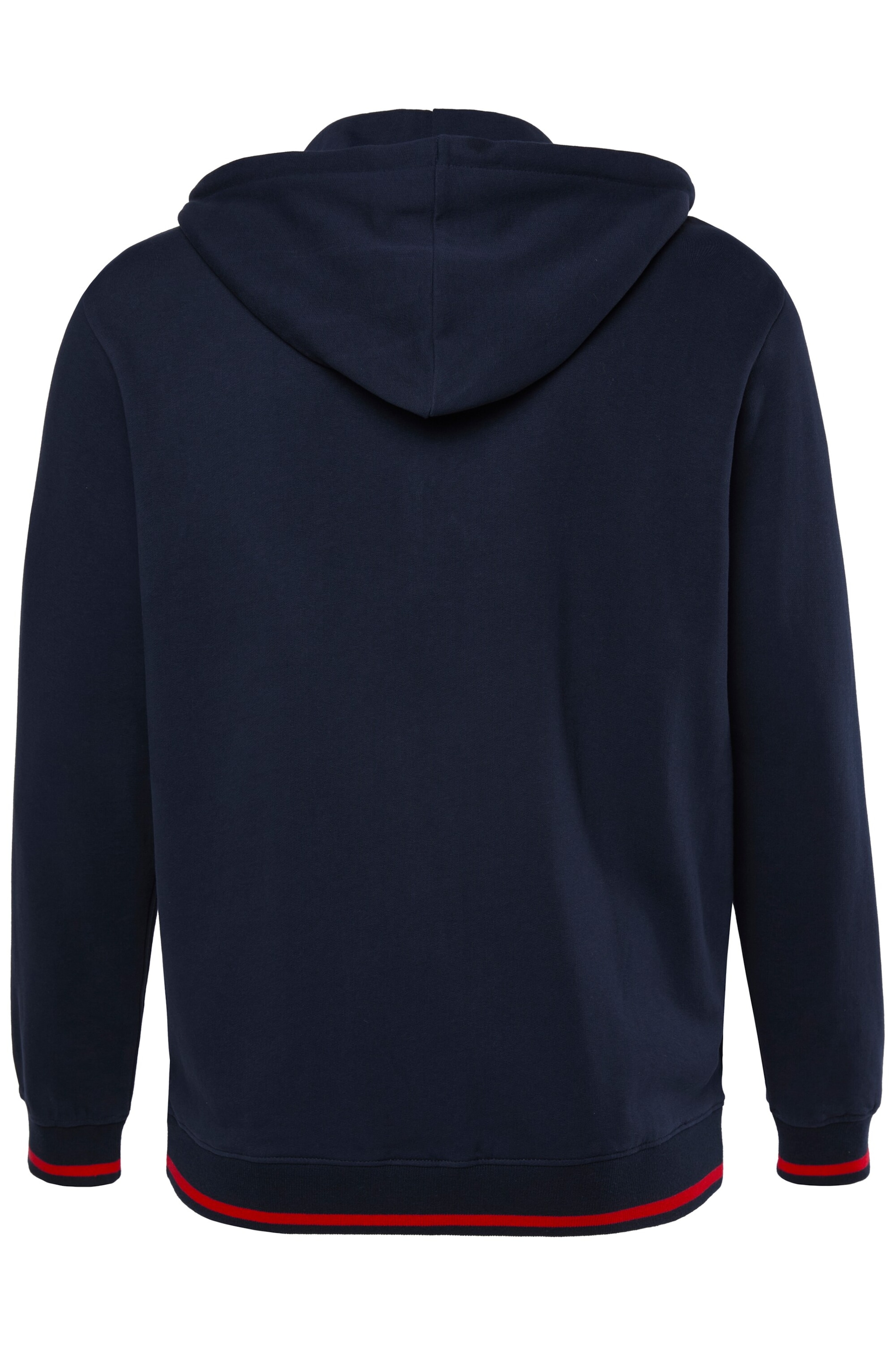 Men Plus Sweatvest in Blauw