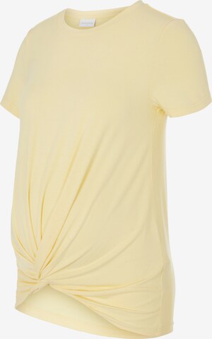 T-shirt 'Macy' MAMALICIOUS en jaune : devant