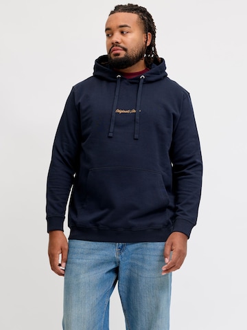 Sweat-shirt Jack & Jones Plus en bleu : devant