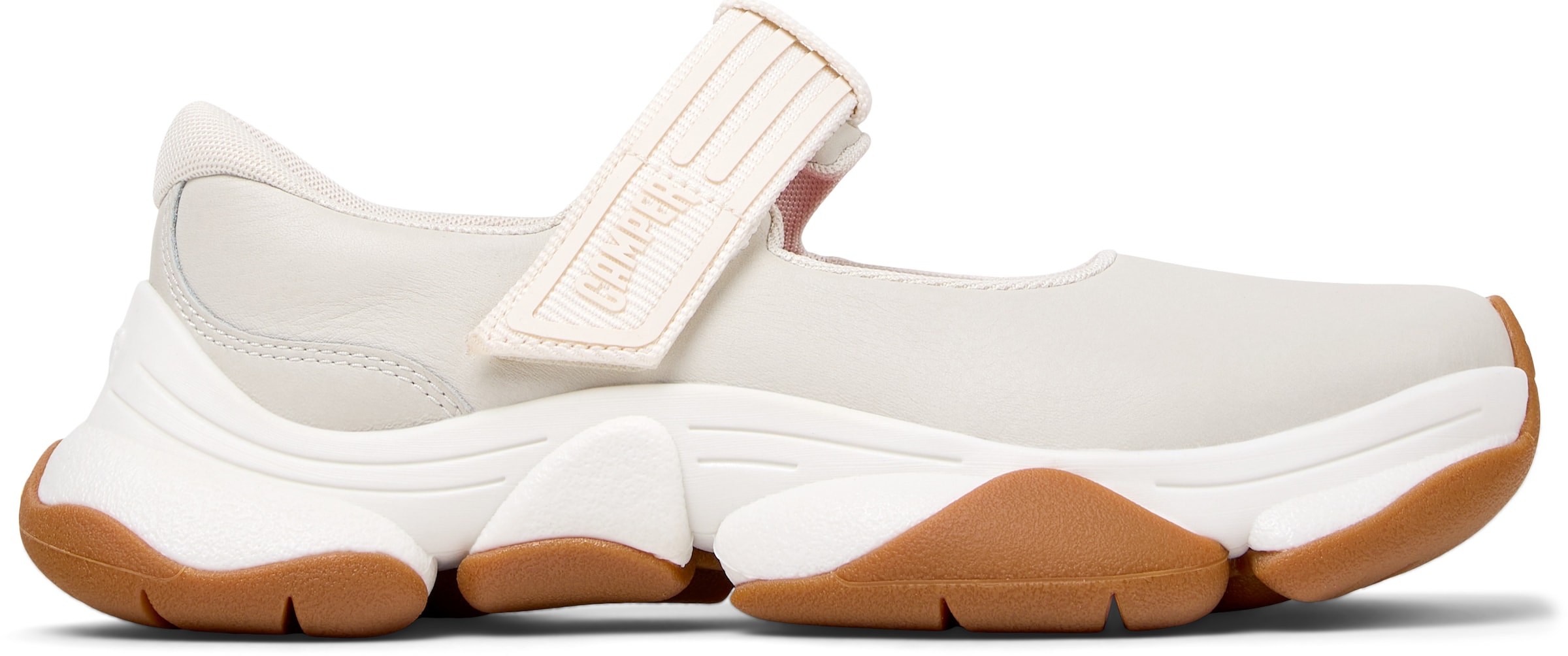 CAMPER Strap ballerina 'Karst 2' in White