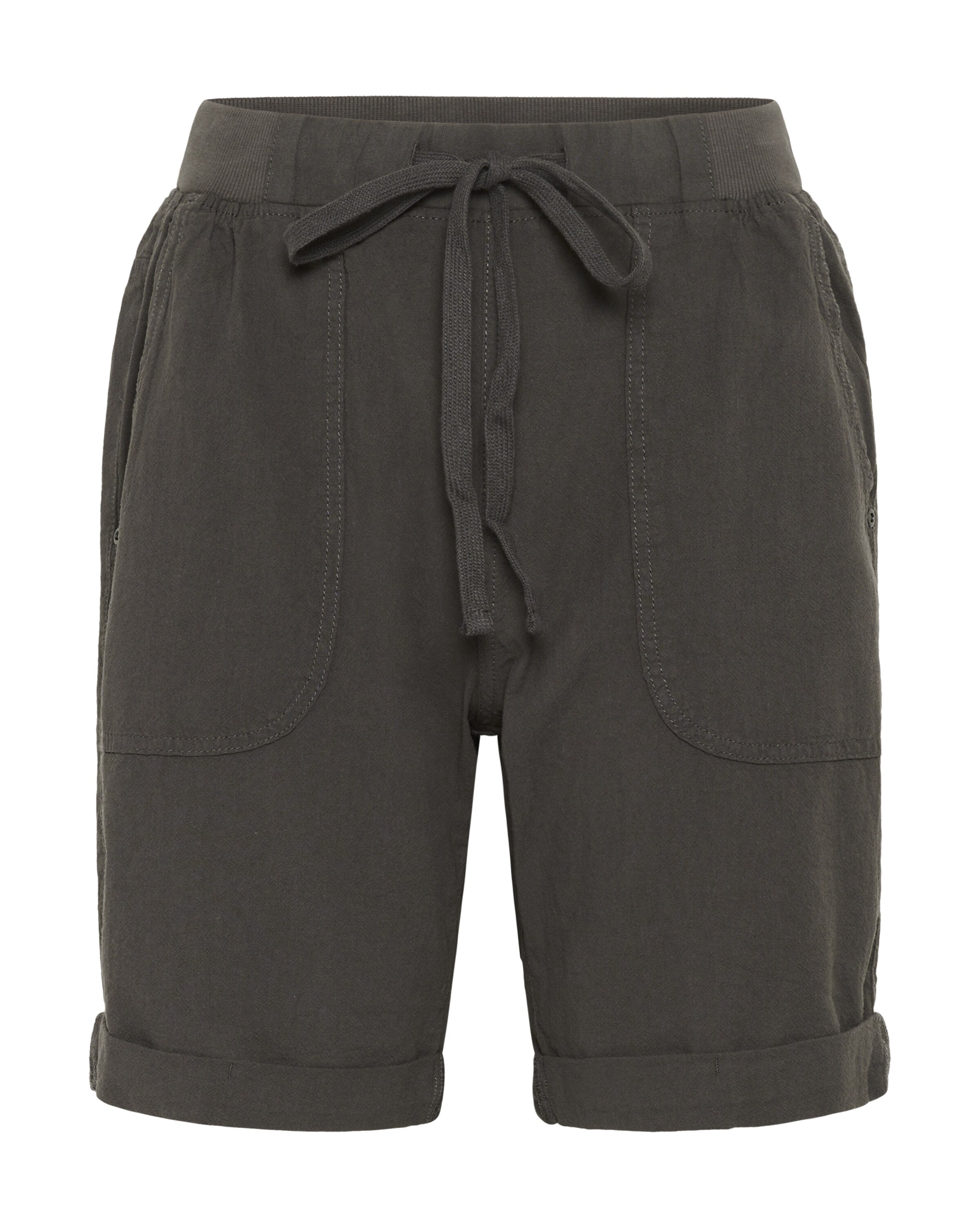 Kaffe Normální Kalhoty 'KA Naya' – šedá: přední strana