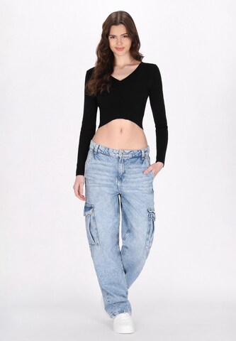 MYMO Trui 'Comfy' in Zwart