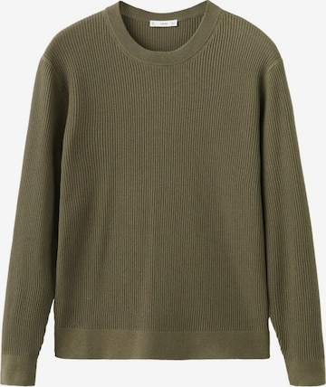MANGO MAN Sweater 'Antigua' in Green: front
