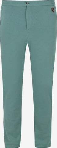 Charles Colby Loose fit Pants ' Baron Blaine ' in Green: front